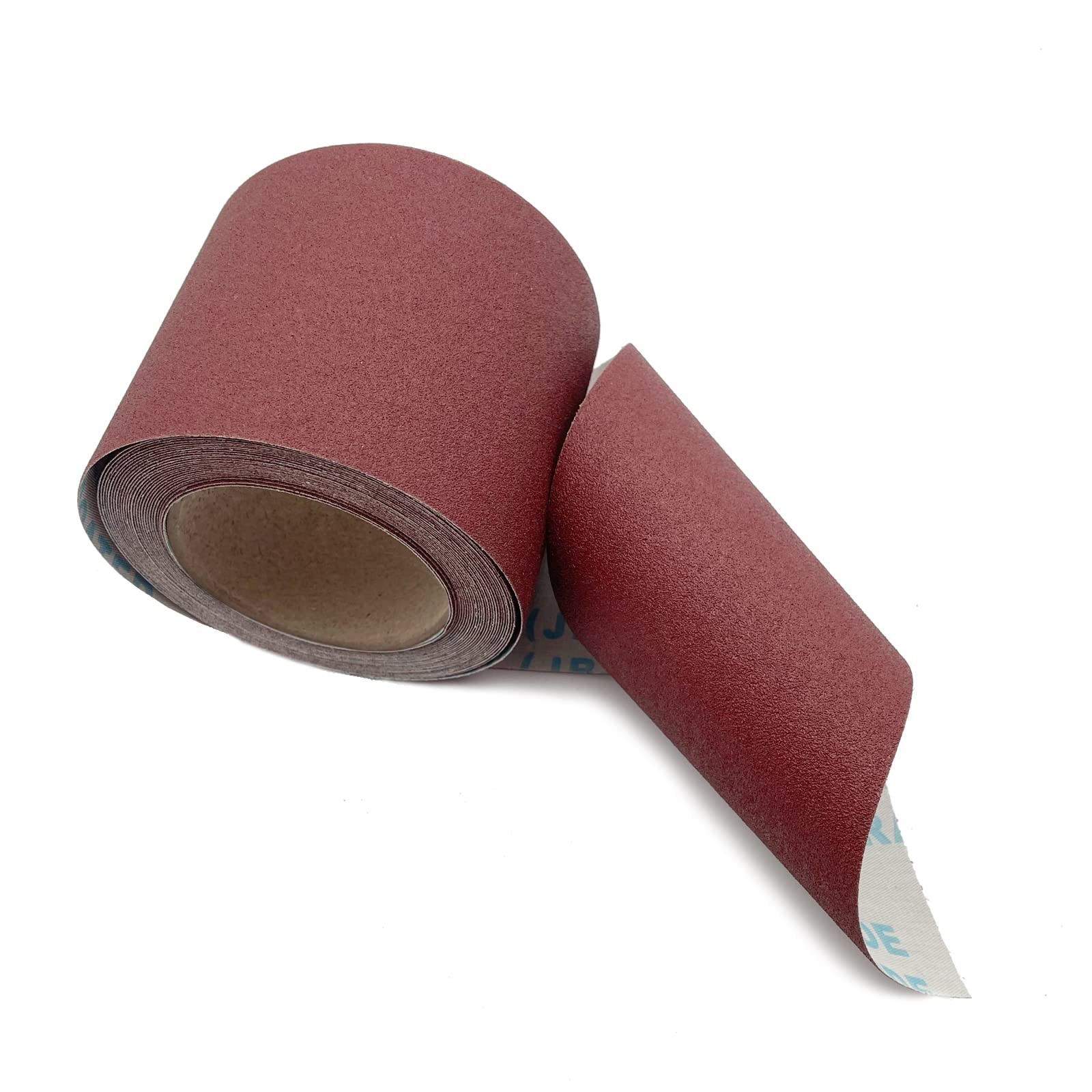 120 Grit Emery Cloth Roll, 4.5 Inch Wide 32.8 Ft Long inch, Brown, Red