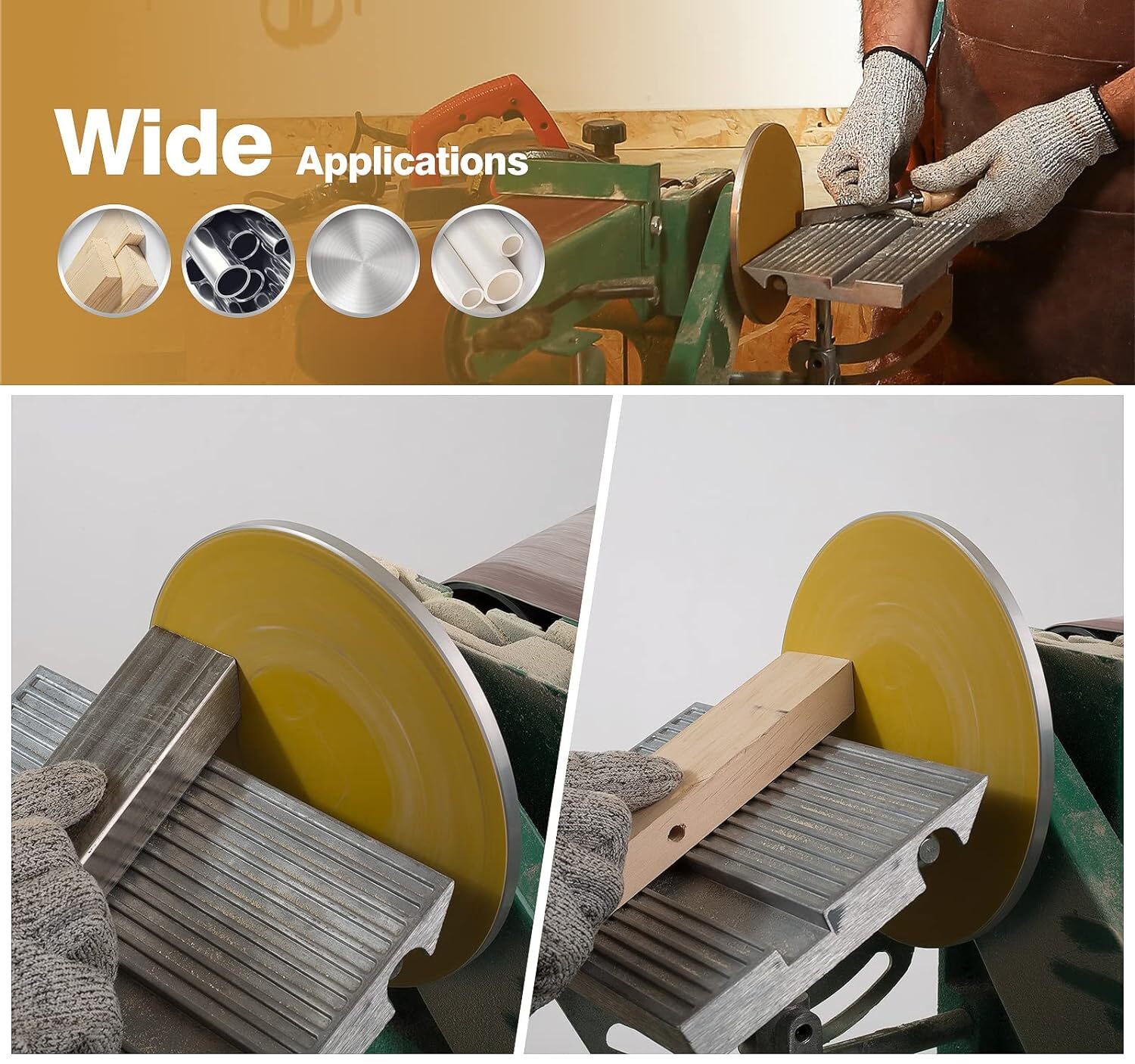 6 in PSA Sanding Disc Self Adhesive 40-800 Grit Sticky Back DA Sander Sandpaper