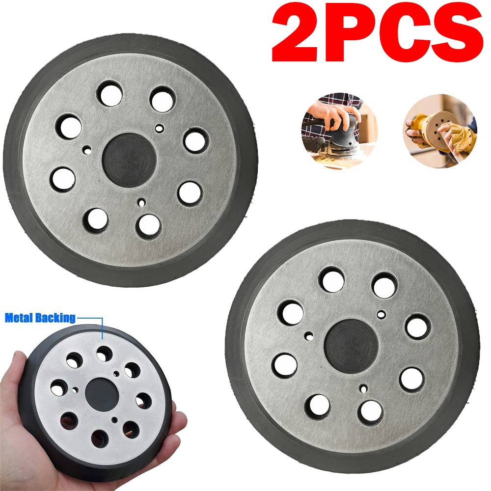 2PACK 5″ For DeWalt DW4388 DW421 D26451 Random Orbit Sander Pad Hook & Loop