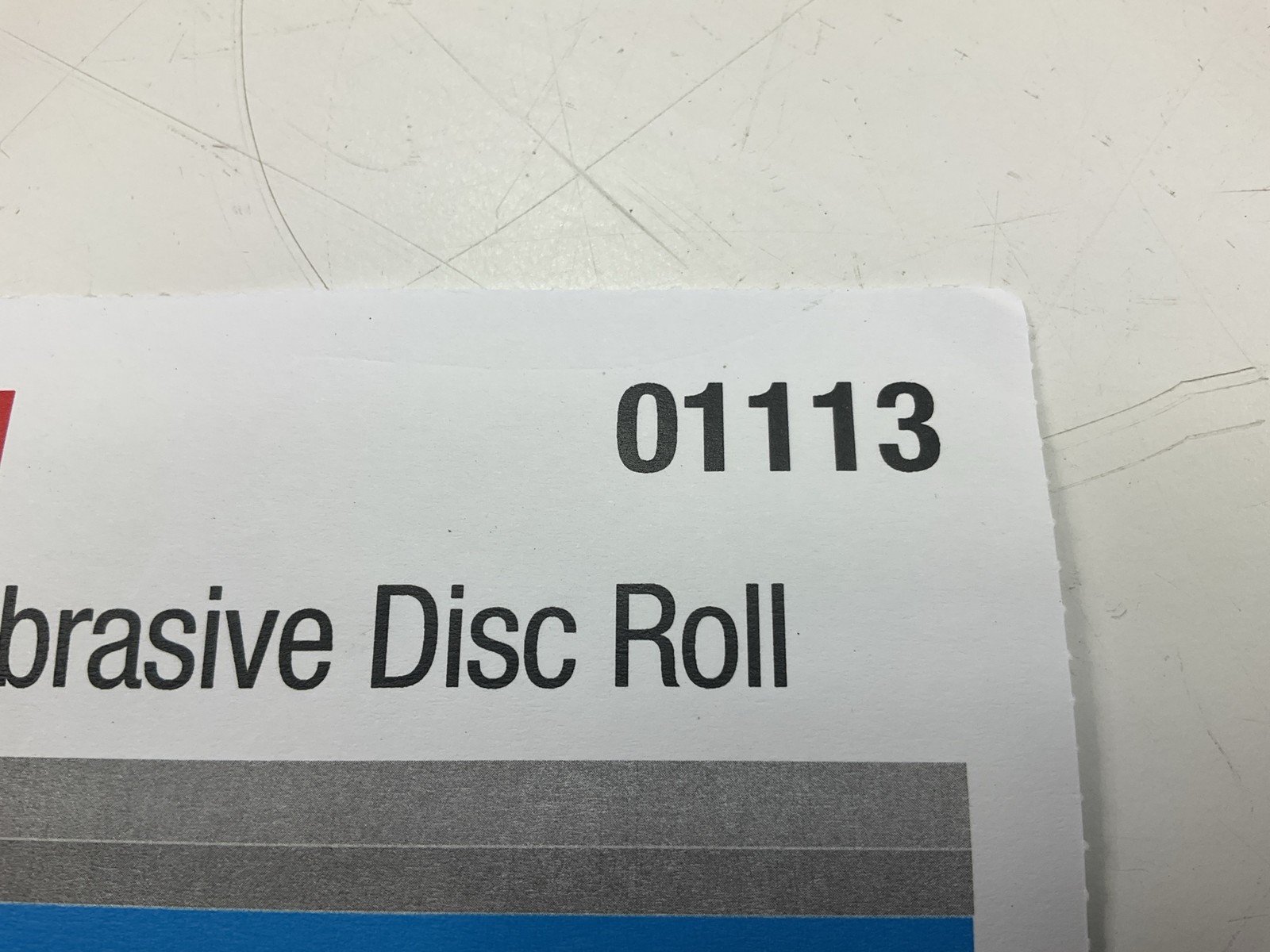 3M 01113 Red Abrasive Stikit Sanding Disc, 6 Inch, P150 Grit (100 Discs/Roll)