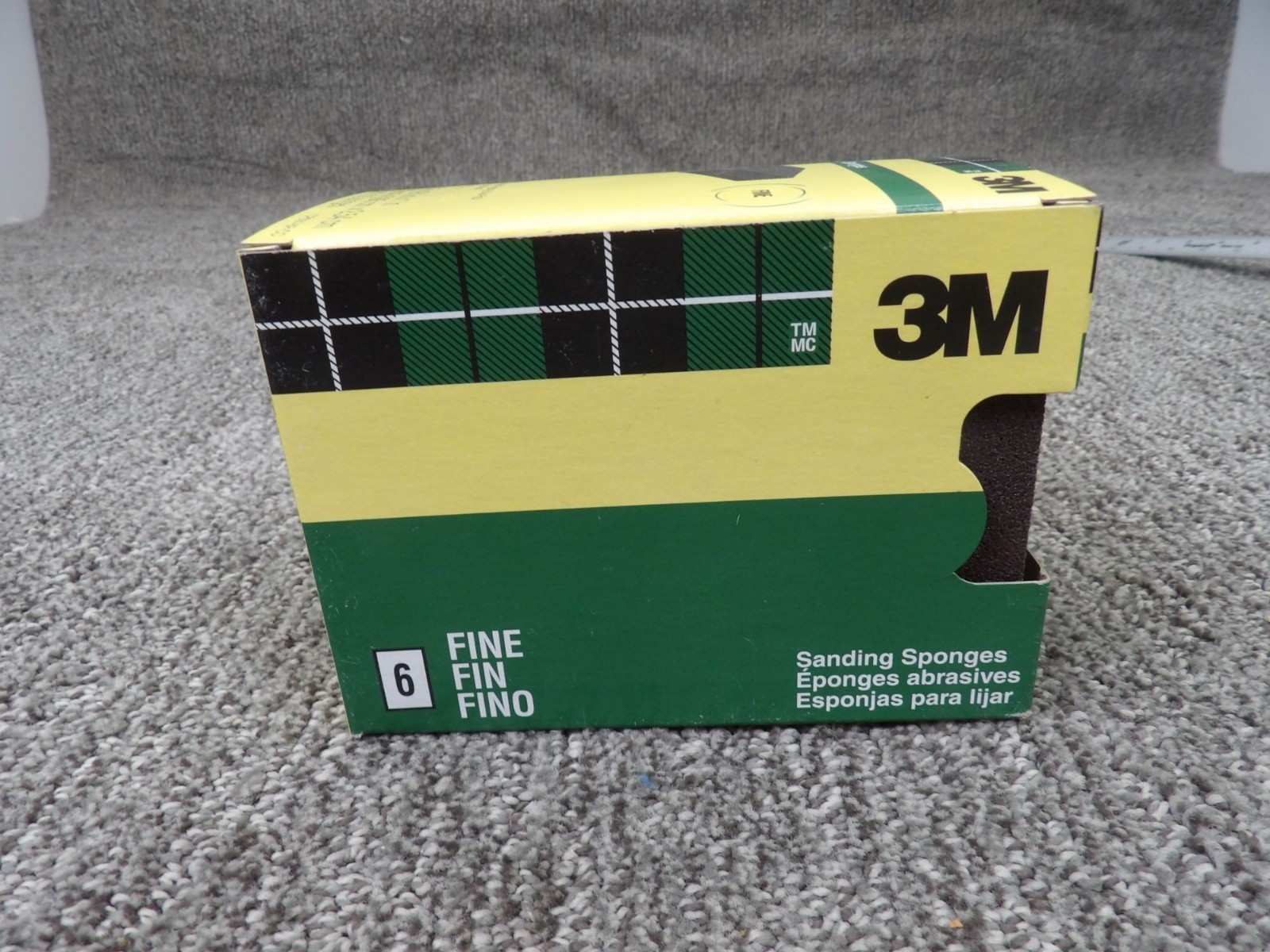 3M Sanding Sponges Fine Grit 6-Pack 3.5″ x 2.5″ x 1″ Reusable & Rinseable
