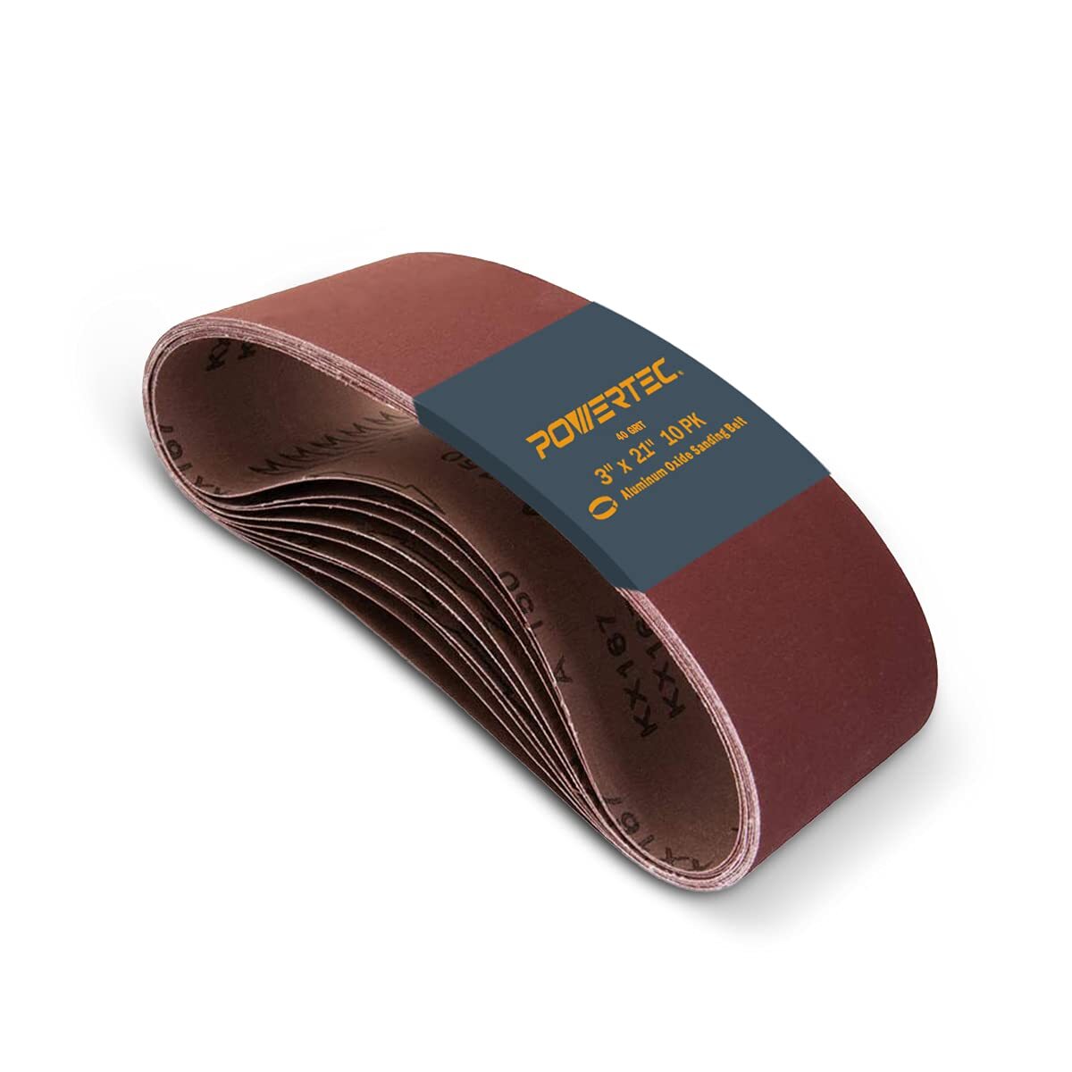 3 x 21 Inch Sanding Belts, 40 Grit Aluminum Oxide Belt Sander Sanding Belt fo…