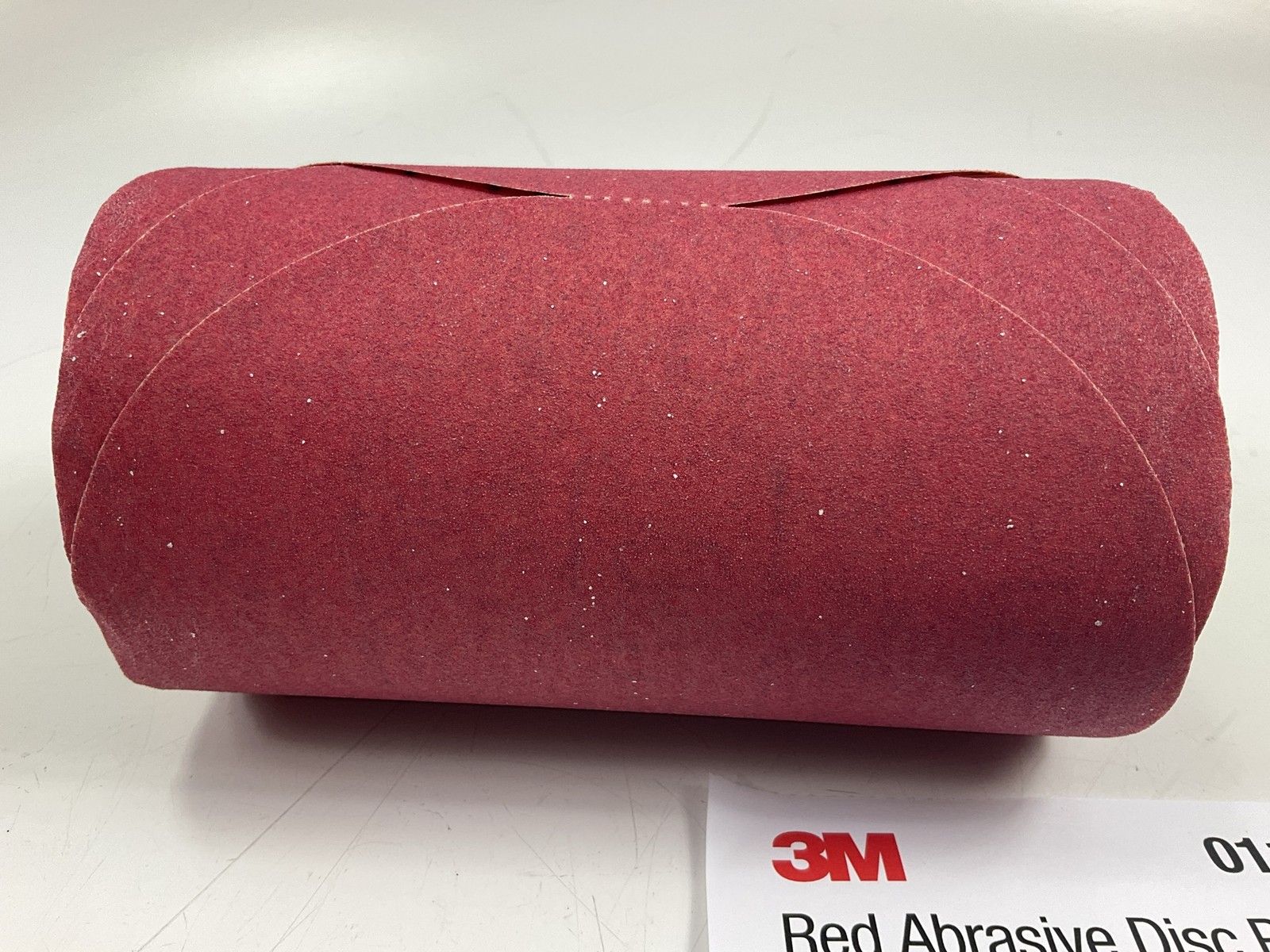 3M 01113 Red Abrasive Stikit Sanding Disc, 6 Inch, P150 Grit (100 Discs/Roll)