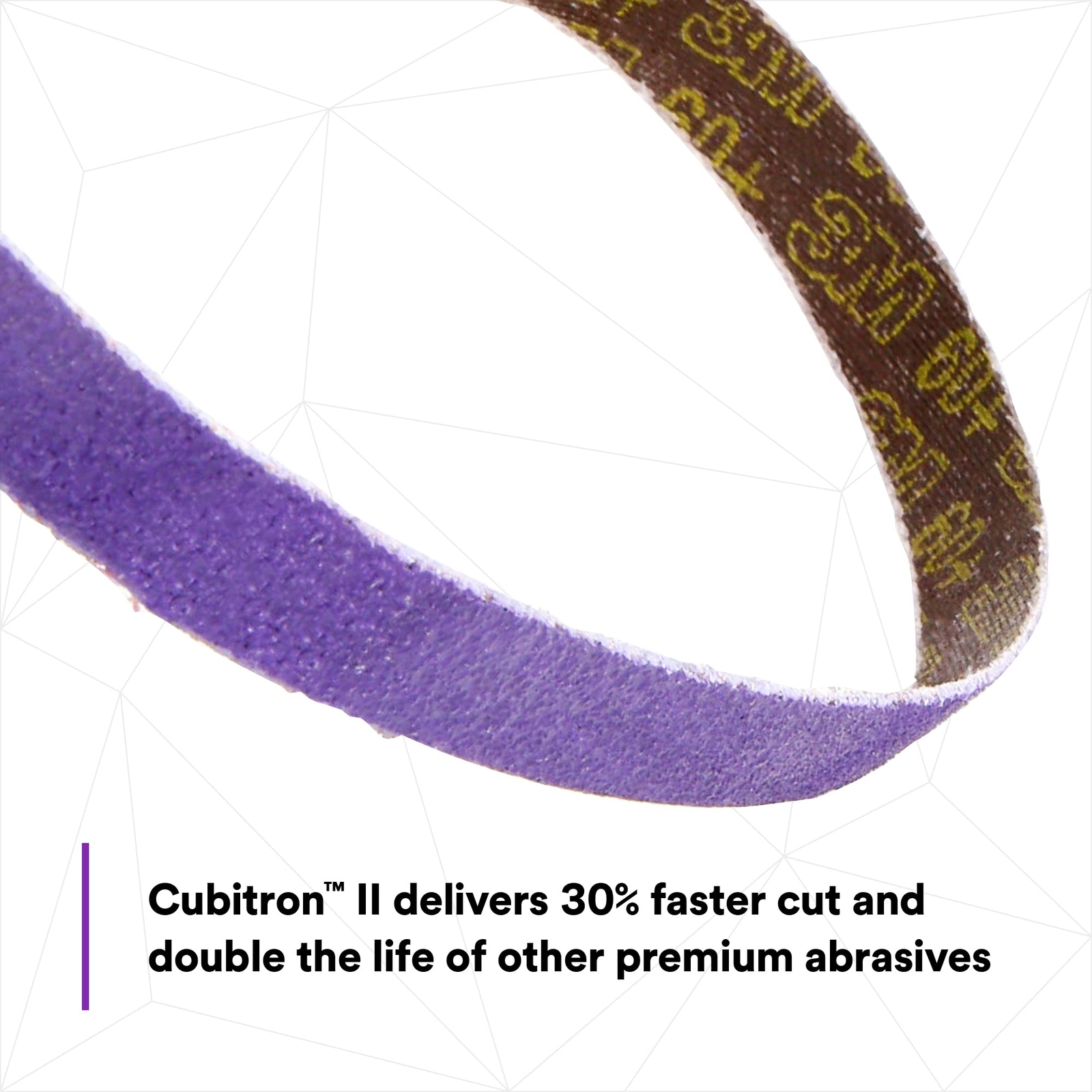 3M Cubitron II File Belt 33445 60+ Grit 1/2 in x 18 in Pack of 10 File Belts …