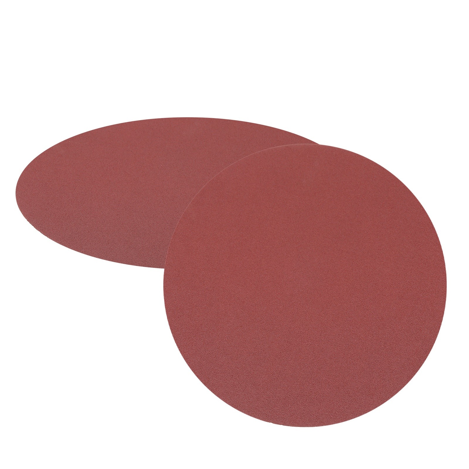 2pcs 10″ Hook and Loop Sanding Discs 120 Grits Aluminum Oxide Sandpapers
