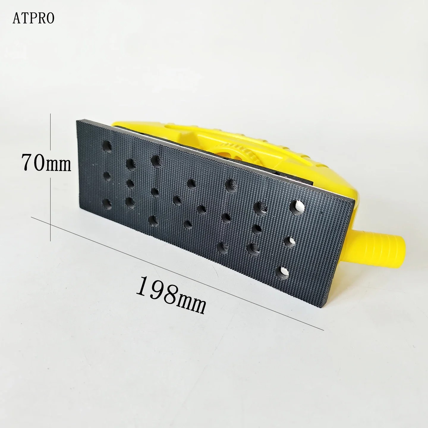Sanding plate Manual 70 198mm Spring hook and loop Curved Adjustable Car Paint