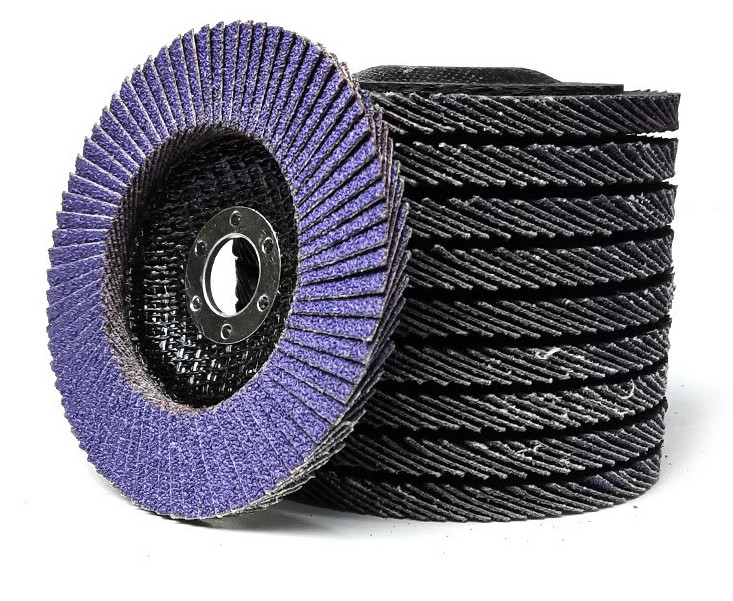 20 PACK 4-1/2″ x 7/8″ 40 Grit Purple Ceramic Flap Disc 4.5 in Grinding Wheel T29