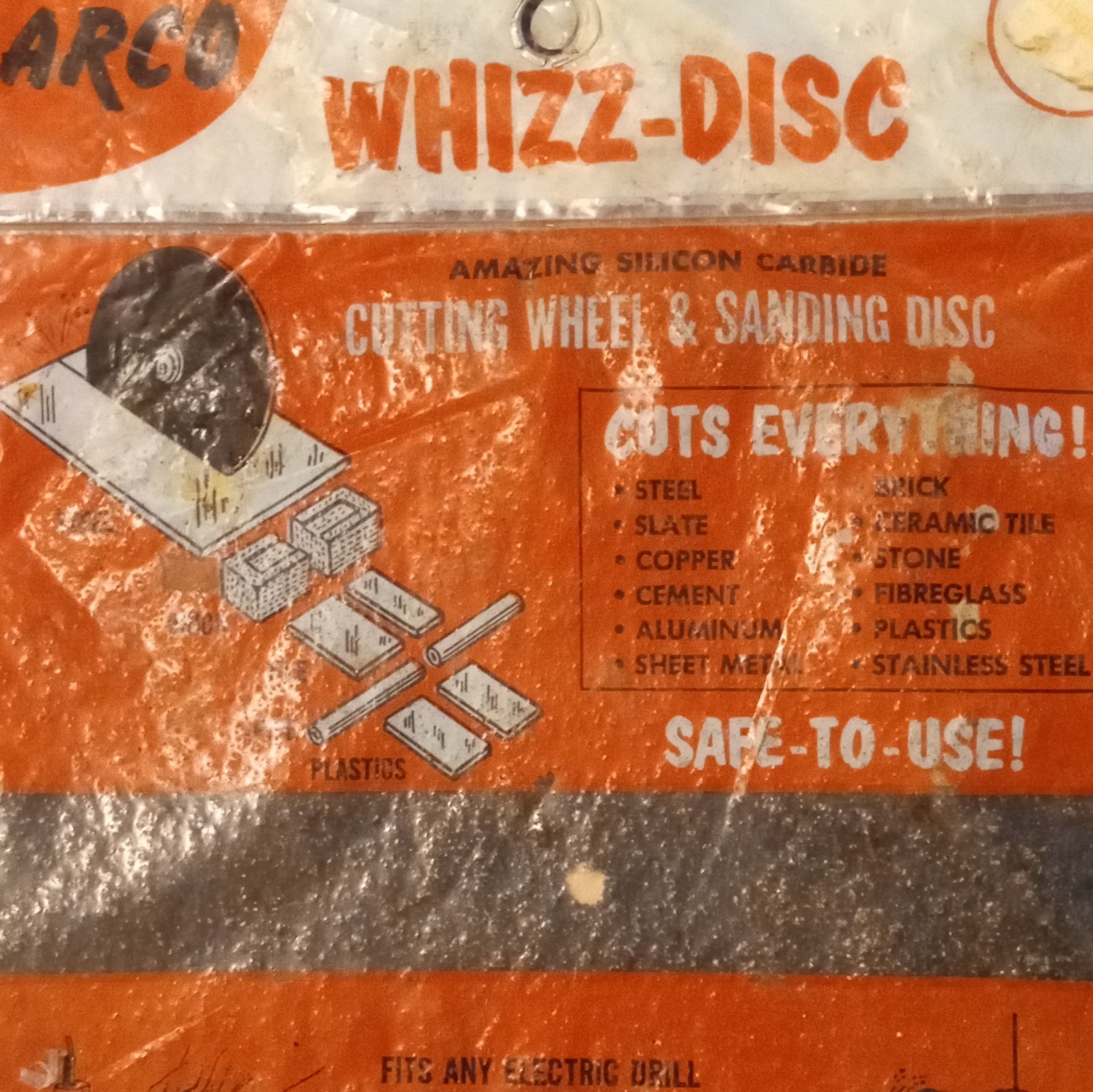 ARCO Whizz-Disc Silicon Carbide Cutting Wheel & Sanding Disc No. 1401