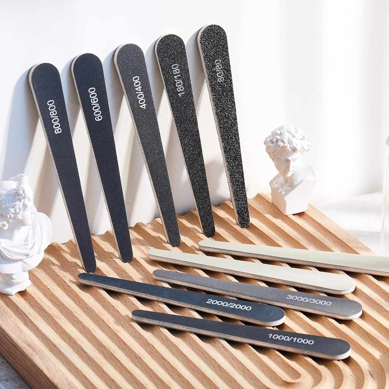 Professional 20 Pcs Sanding Sticks Set for Beginners – Assorted Grits & Durable