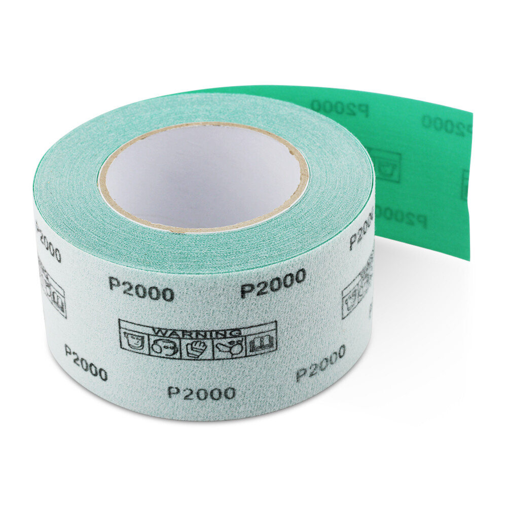 BHA 2-3/4″ x 20 Yard Green Film Hook & Loop Longboard Sandpaper Roll, Wet/Dry