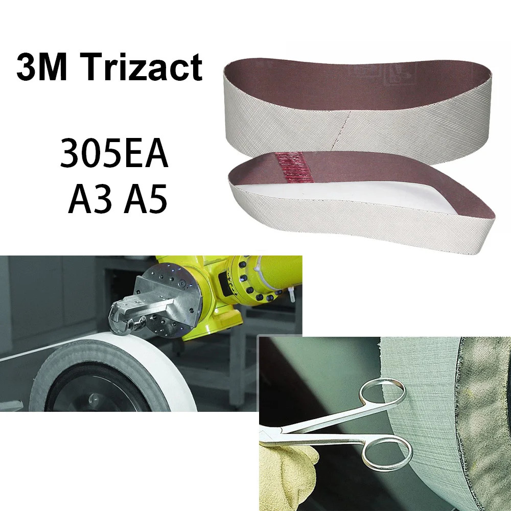 10 Pcs Sanding Belts 442×50/25mm Abrasive 237AA A6 A16 A30 A65 305EA A3 A5