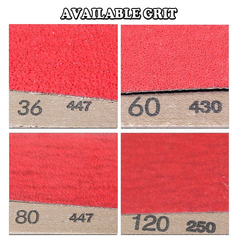 4pcs 4×36″ XK850X Ceramic Abrasive Sanding Belts 915x100mm Hard Metal Grinding