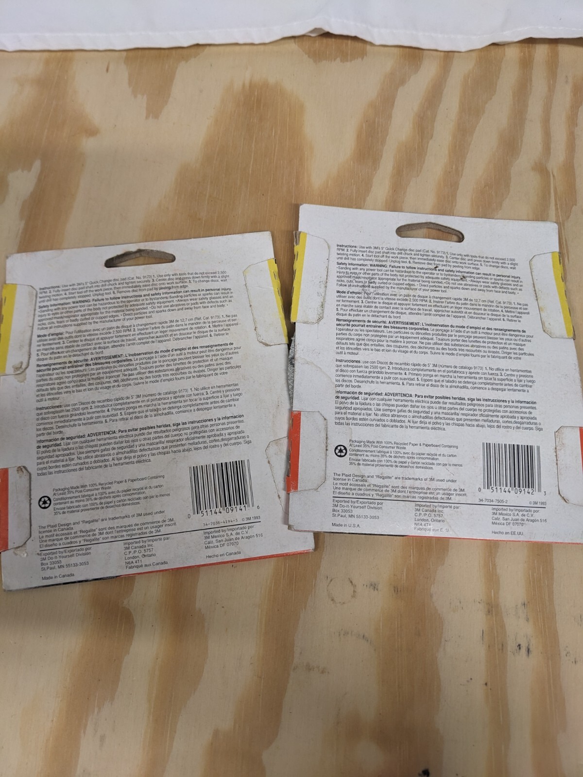 3M™ 5″ Quick Change Discs Fine 120 Medium 80 Sanding 5 Count Pk (Lot of 2)
