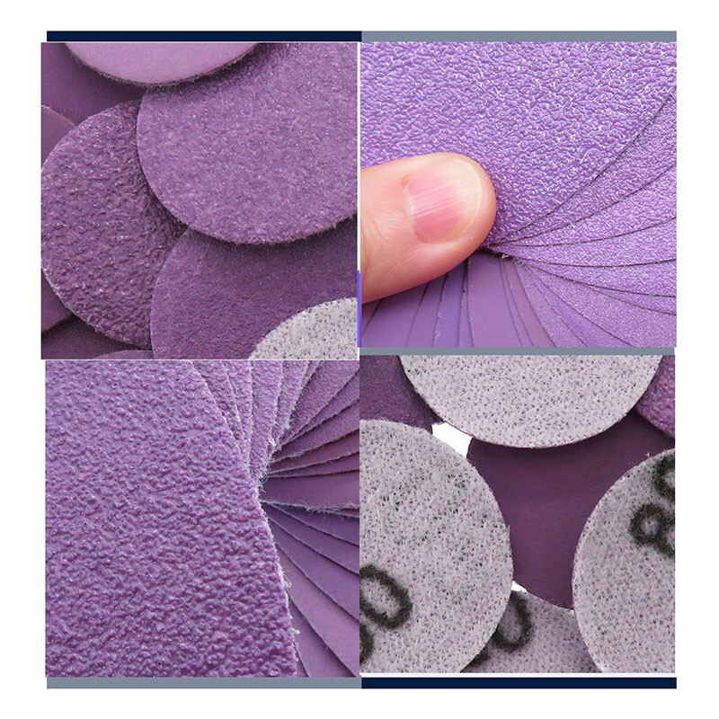 25mm 50mm 75mm Wet & Dry Sanding Discs Sandpaper Hook & Loop Pads 60 -10000 Grit