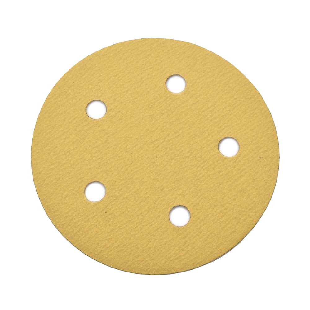 240 Grit 5″ Dia 5-Hole PSA Sanding Paper 25PK (Ceramic Aluminum Oxide) SD559P