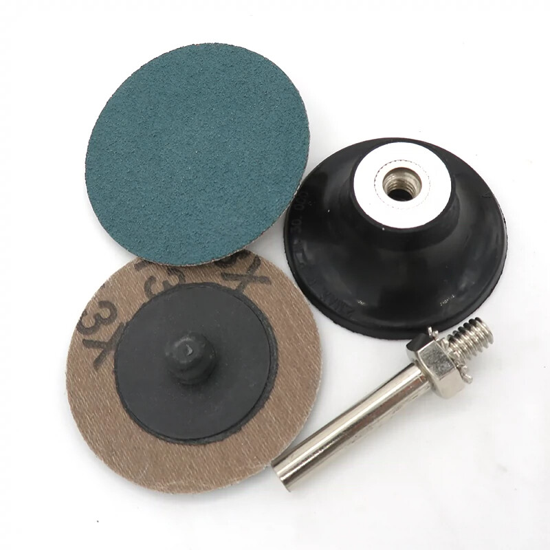 2 Inch 50mm Green R-Type Roll Lock Quick Change Sanding Discs 40/60/80/120 Grit