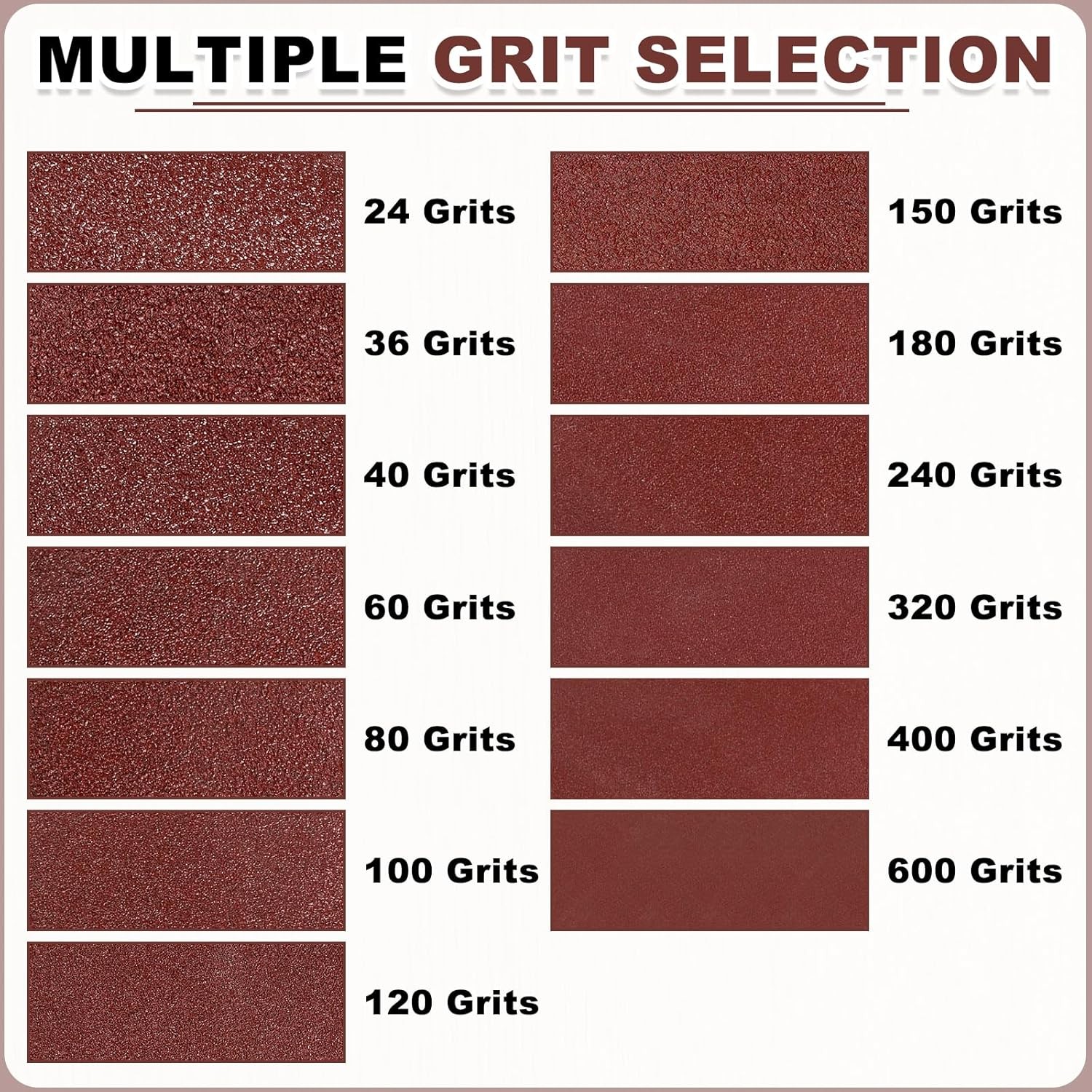 Sanding Belts Power File Belt Sander 75 x 457mm Grit Coarse Fine Aluminium Oxide