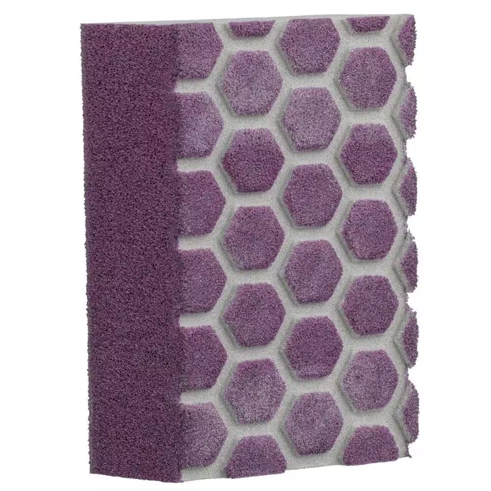 Pro Grade Precision 2.5 In. X 4.5 In. X 1 In. Fine 220 Grit 3-In-1 Sanding Spong