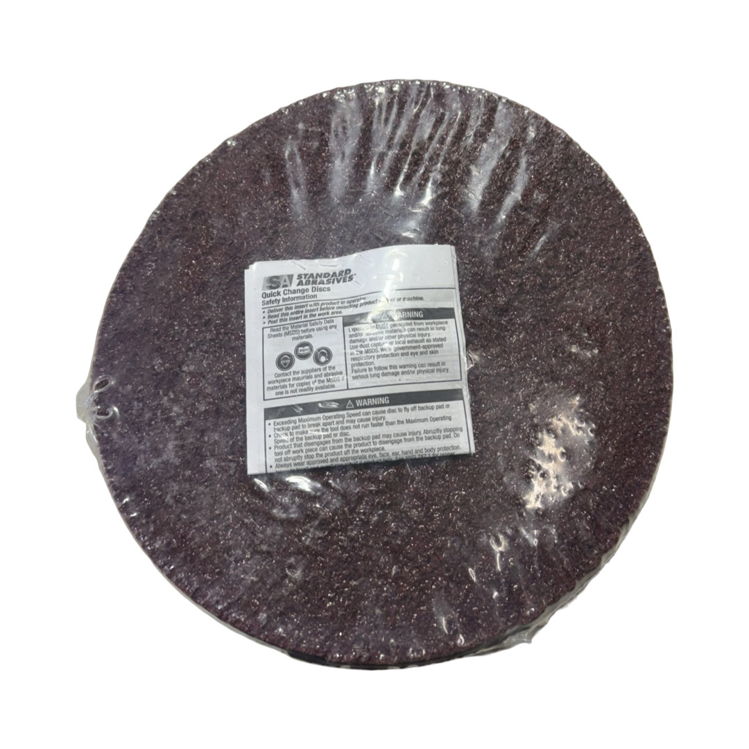 Standard Abrasives 7″ x 5/8-11 Quick Change Surface Conditioning Disc MED 10pk