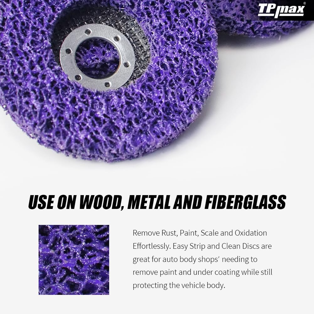4-1/2″ x 7/8″ Strip Disc 5Pk Rust & Paint Removal for Angle Grinder