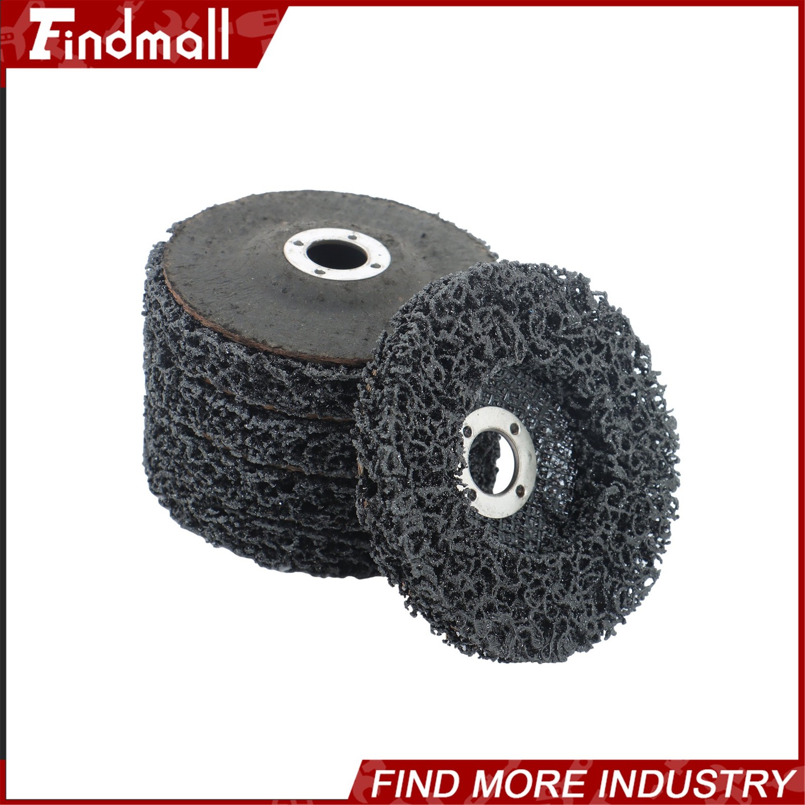 Findmall 10 Pcs 4″ x 5/8″ Black Abrasive Wheels Grinding Discs for Angle Grinder