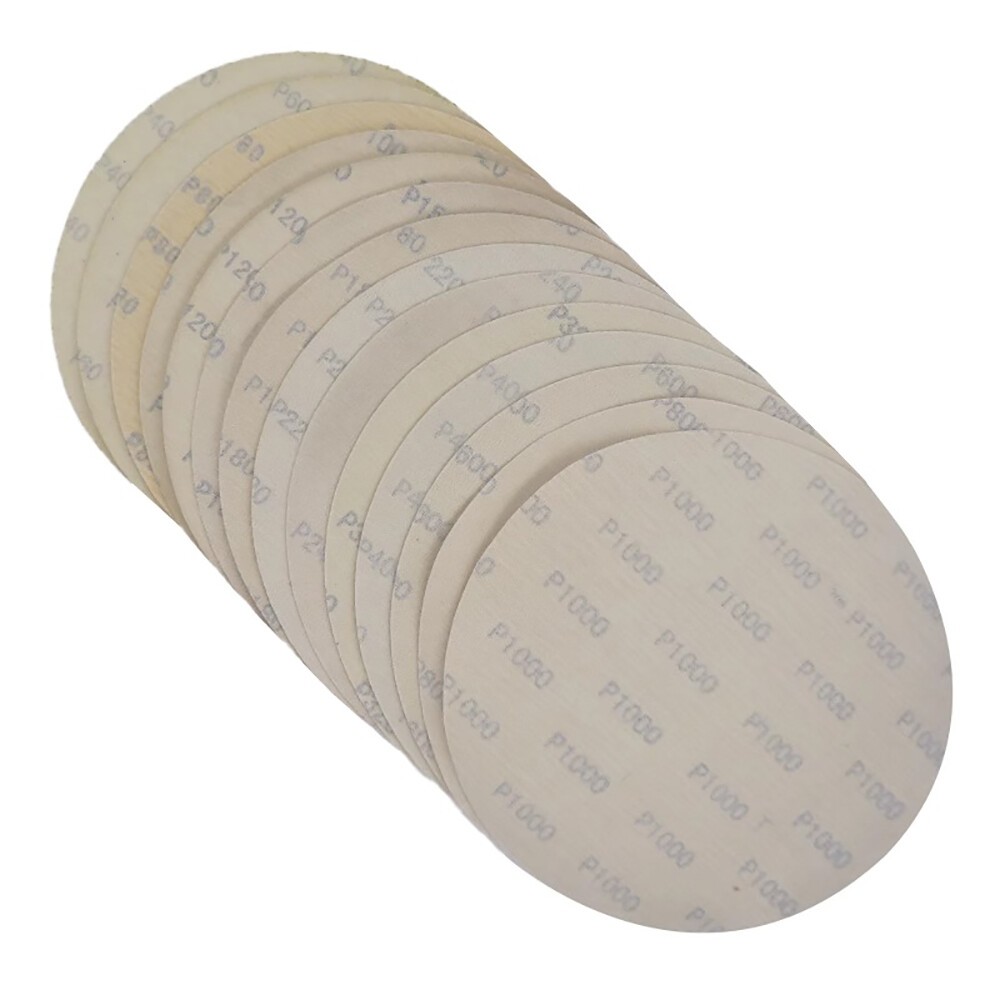 75/125/225mm Self Adhesive Sanding Disc 80-1000 Grit Hook & Loop Sandpaper Pads
