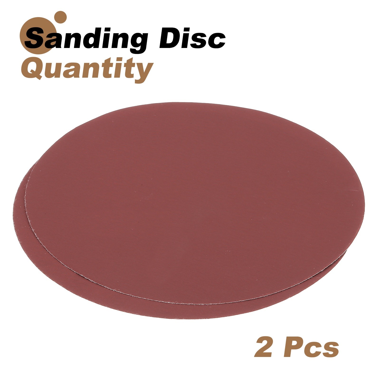 2pcs 10″ Hook and Loop Sanding Discs 2000 Grits Aluminum Oxide Sandpapers