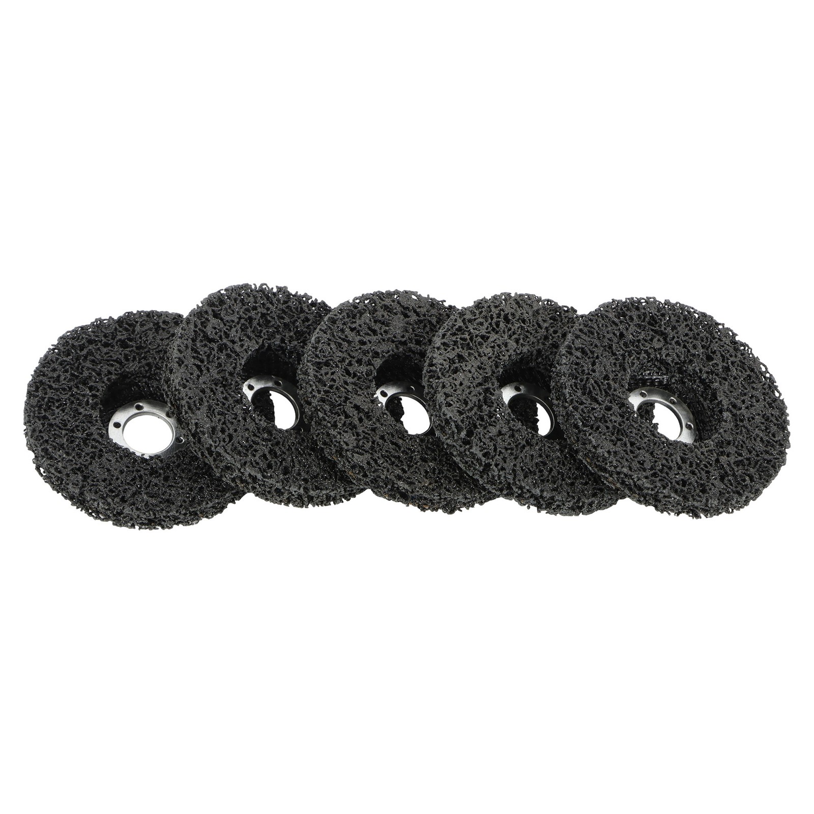 10 PCS 4-1/2″ x 7/8″ Black Diamond Grinding Discs Strip Discs for Angle Grinder