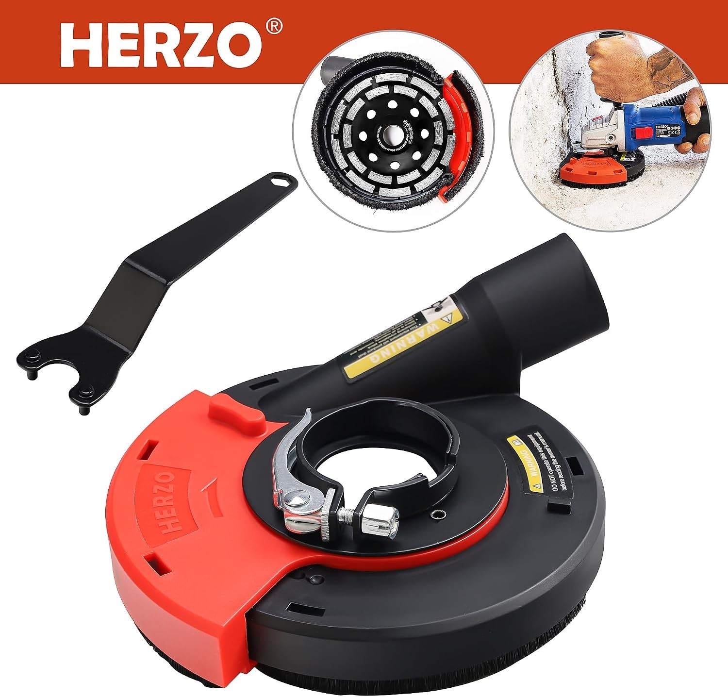 All-in-One Dust Collection Shroud and 5″ Cup Wheel for Angle Grinder Excellence
