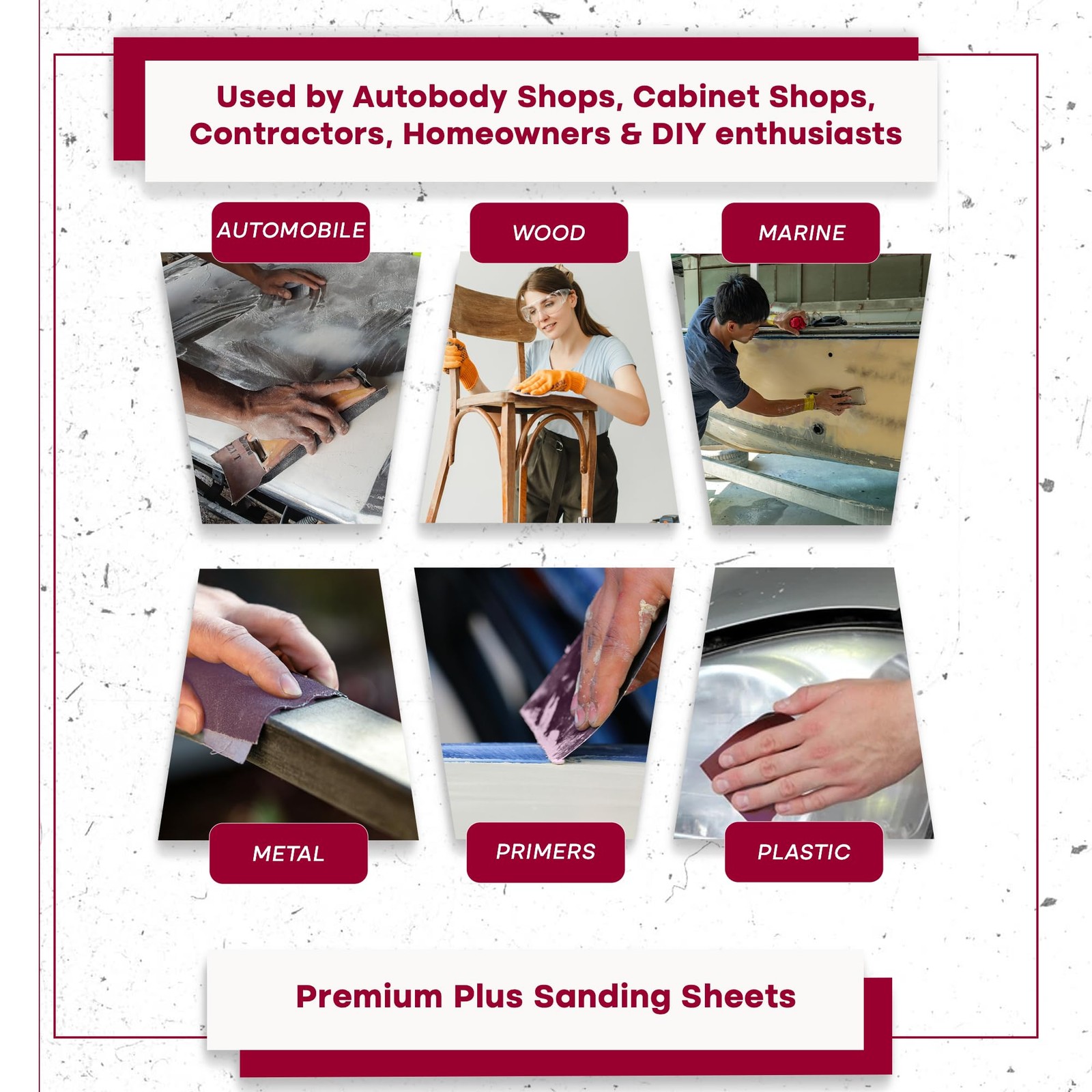 Sungold Abrasives 11117 9″ X 11″ 400 Grit Sheets Stearated Aluminum Oxide, 25…