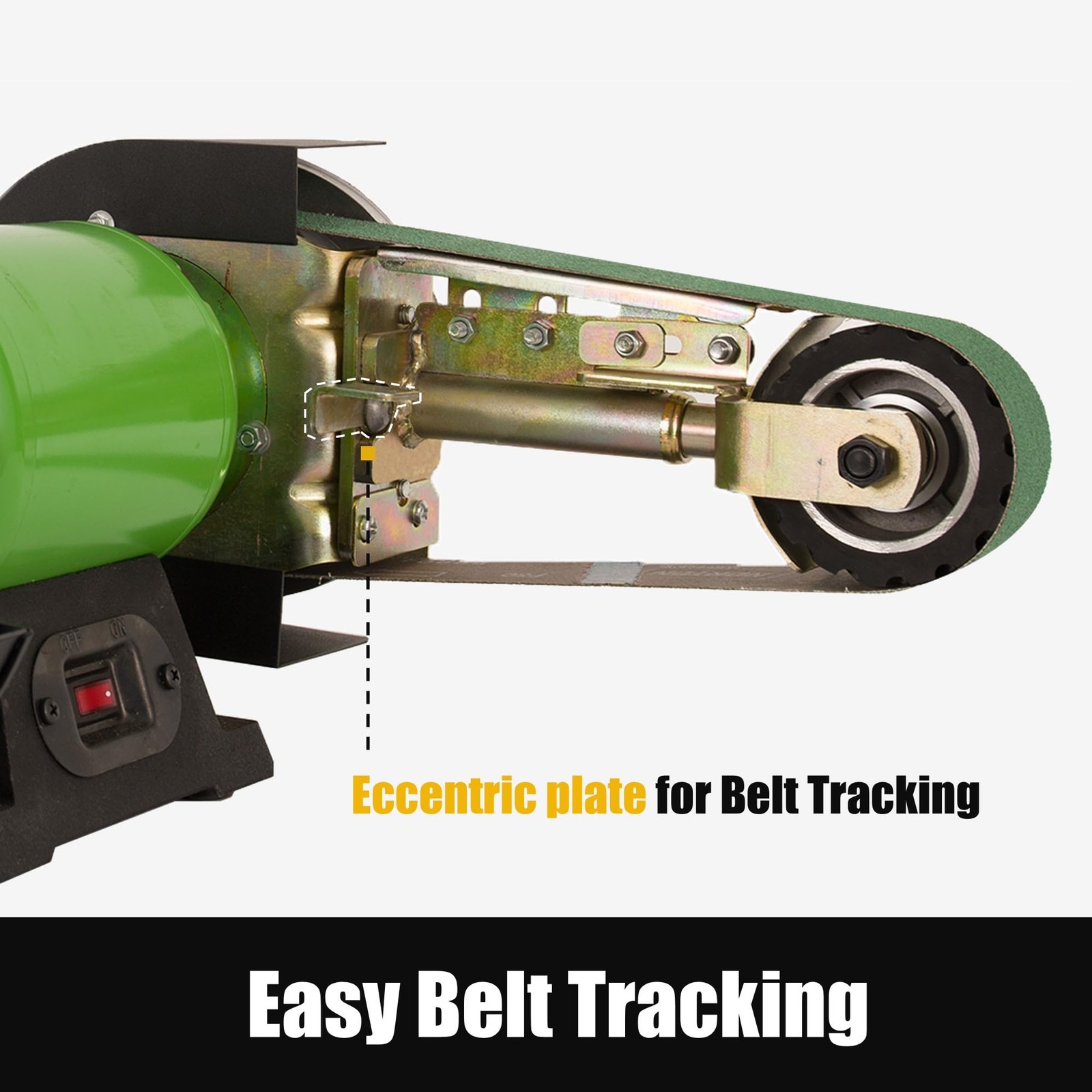 2“x 36 Belt Sander Attachment for Bench Grinder, 2×36-inch Belt and 7-inch