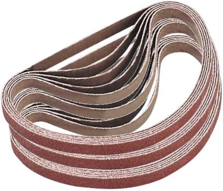 18PCS 1×42 inch AO Sanding Belts Belt Sander 60 80 120 150 240 400 Grit Assorted