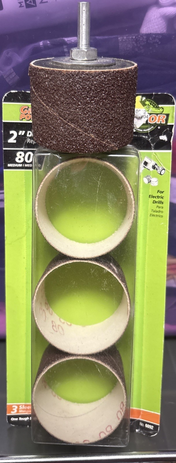 Gator 1-1/2 In. x 2 In. 80 Grit Drum Sander Refills (3-Pack) 6092GA Gator 6092GA
