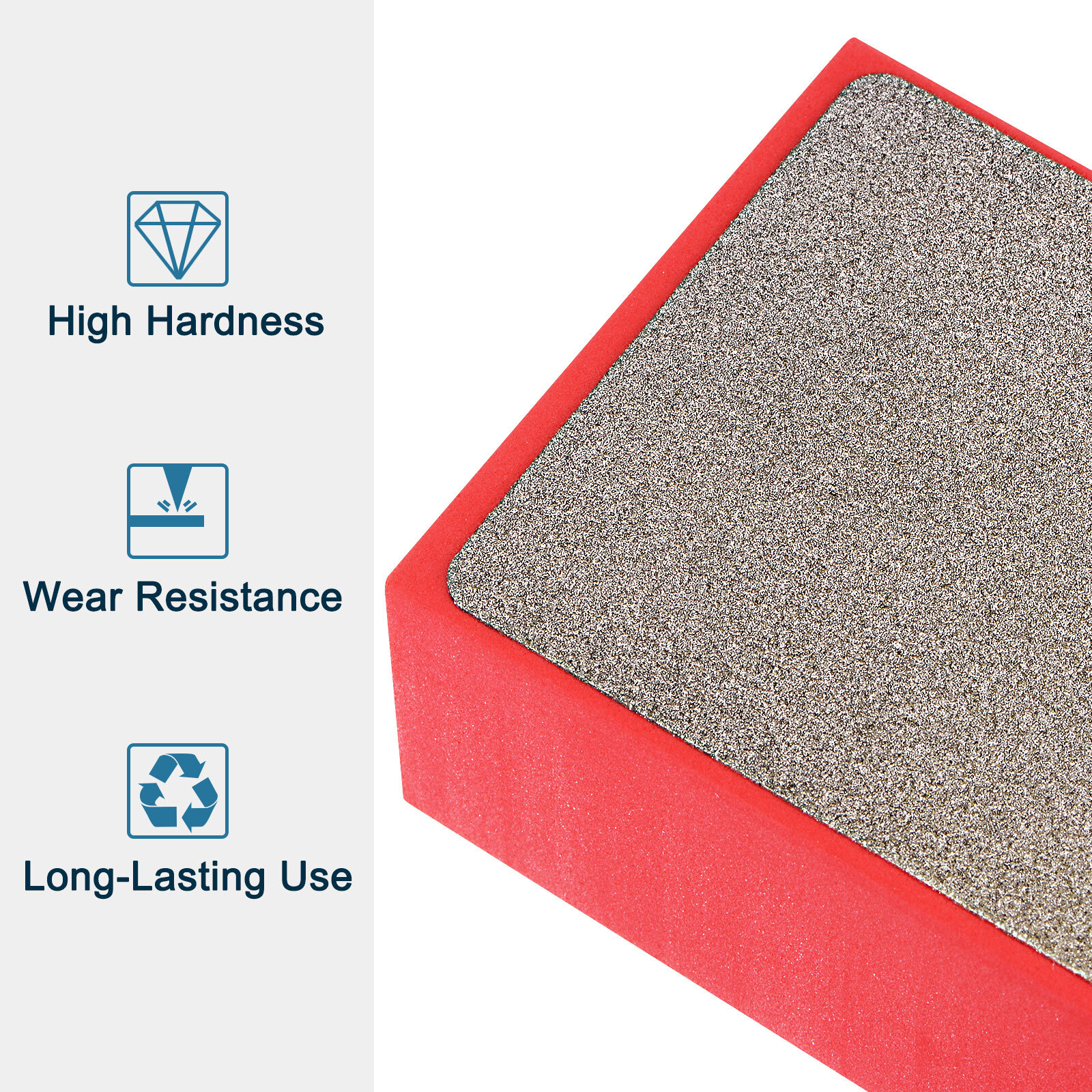 8pcs Diamond Polishing Pad 2 Set 60# 100# 200# 400# Grits Sanding Blocks