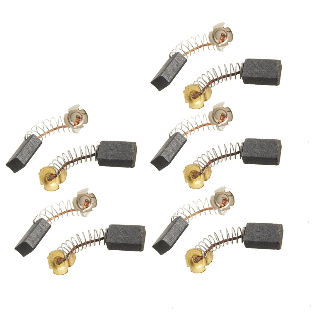 uxcell 5 Pairs Pcs 15mm x 10mm x 6mm Motor Carbon 10pcs 15x10x6mm, Black