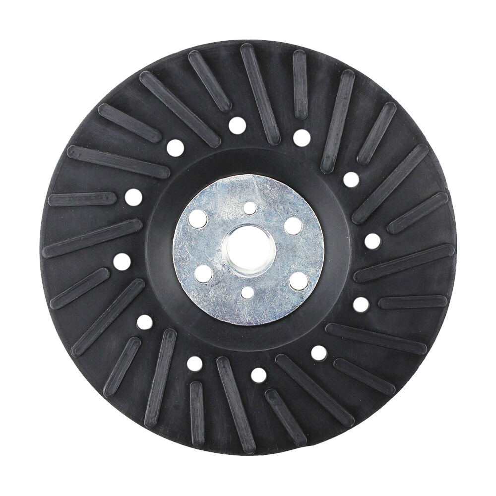 10 Pack- 5″ x 5/8″-11 Resin Fiber Disc Backing Pad w/ Lock Nut for Angle Grinder