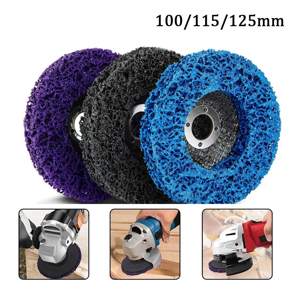 1Pcs 4/4.5/5inch Easy Poly Strip Sanding Discs Remove Paint Rust Cleaning Tool