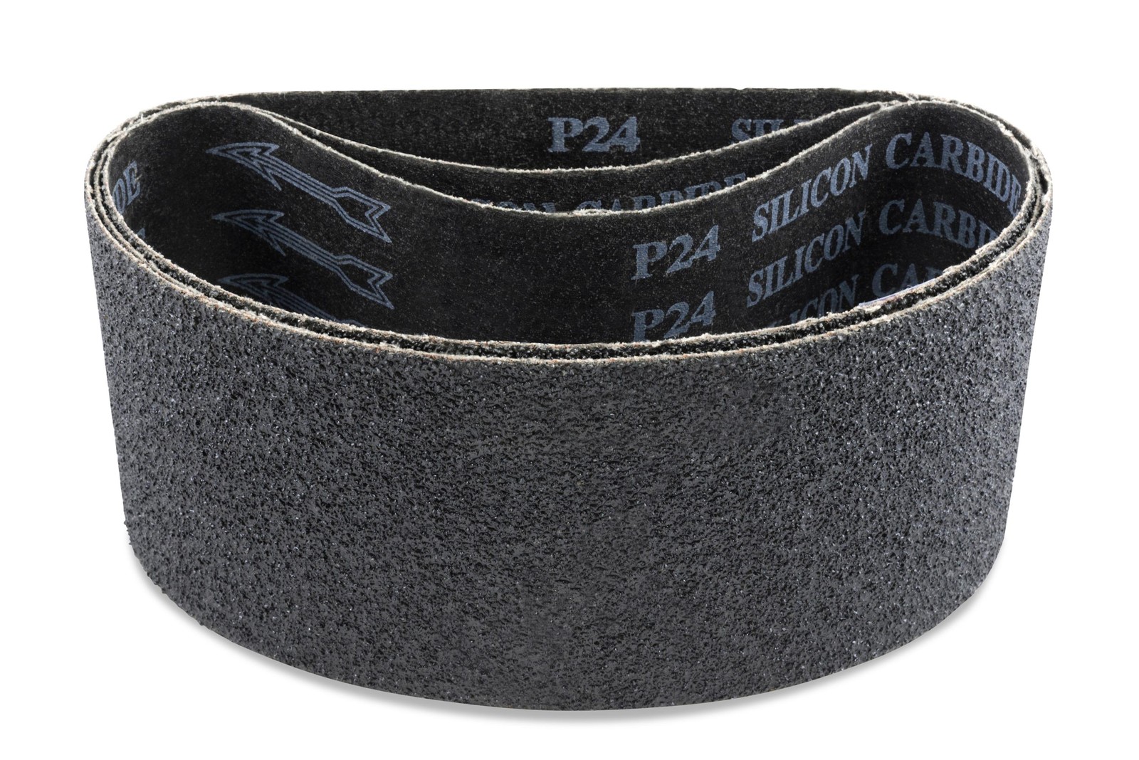 3 X 21 Inch 36 Grit Silicon Carbide Sanding Belts, 8 Pack