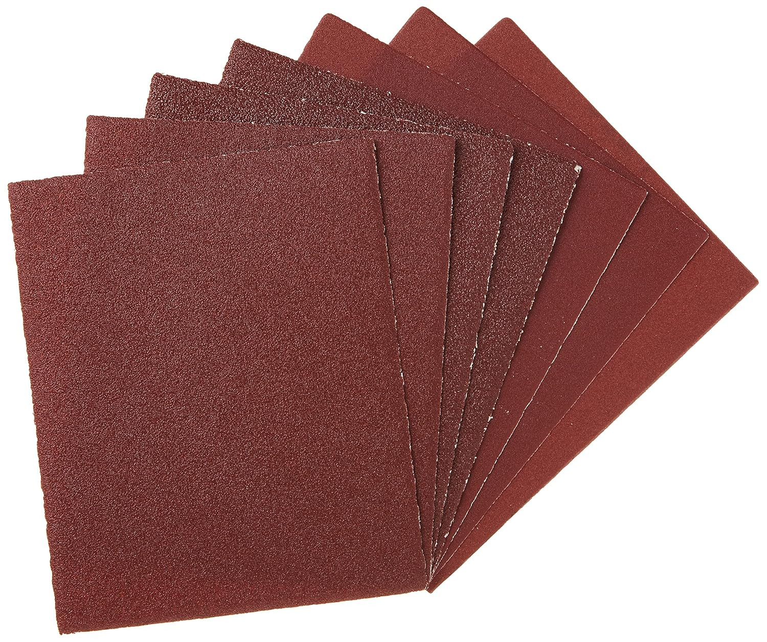 Sandpaper Assortment, 1/4-Inch Sheet, 6-Pack (74-606)
