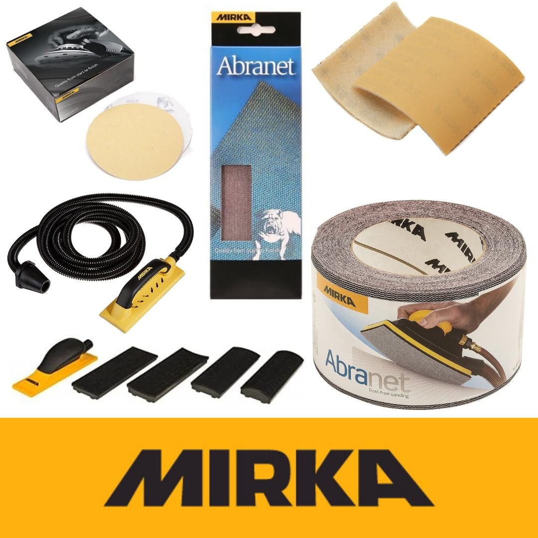 Mirka Abranet 2.75 in x 30 ft Grip Vacuum Sanding Roll Choose Grit