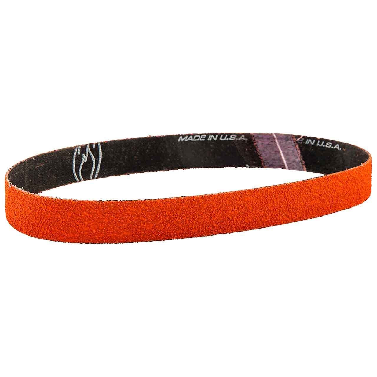 Norton 69957398032 3/4×20-1/2” Blaze R980P Premium Cloth File Belt 80 Grit 50 pk