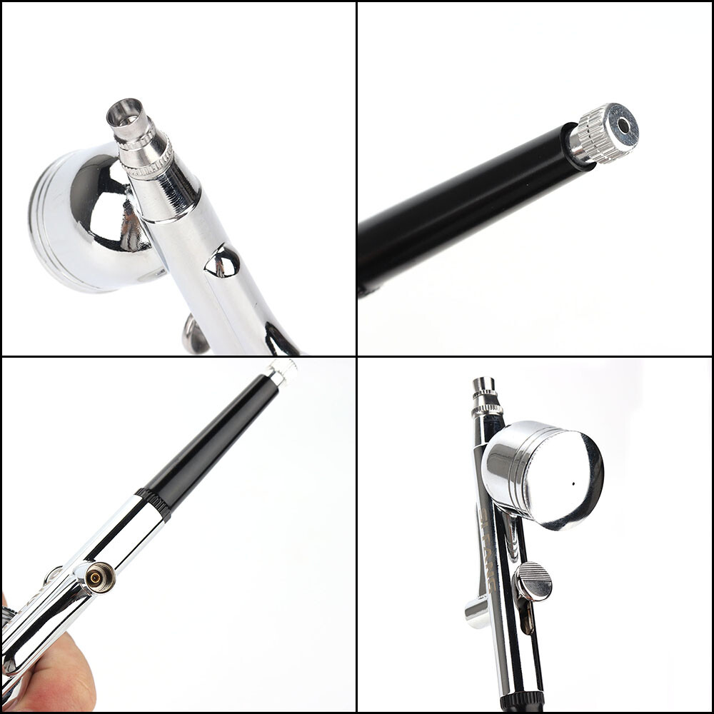 Cordless Airbrush Gun Kit Dual Action Air Spray Gun Compressor Nail Art Paint