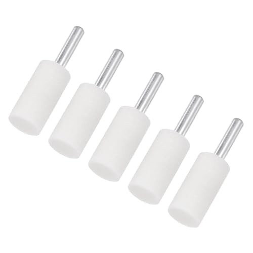 -Pack Abrasive Mounted Stone Grinding Bits, 1/4 in(6mm) Shank Aluminum 16mm 5