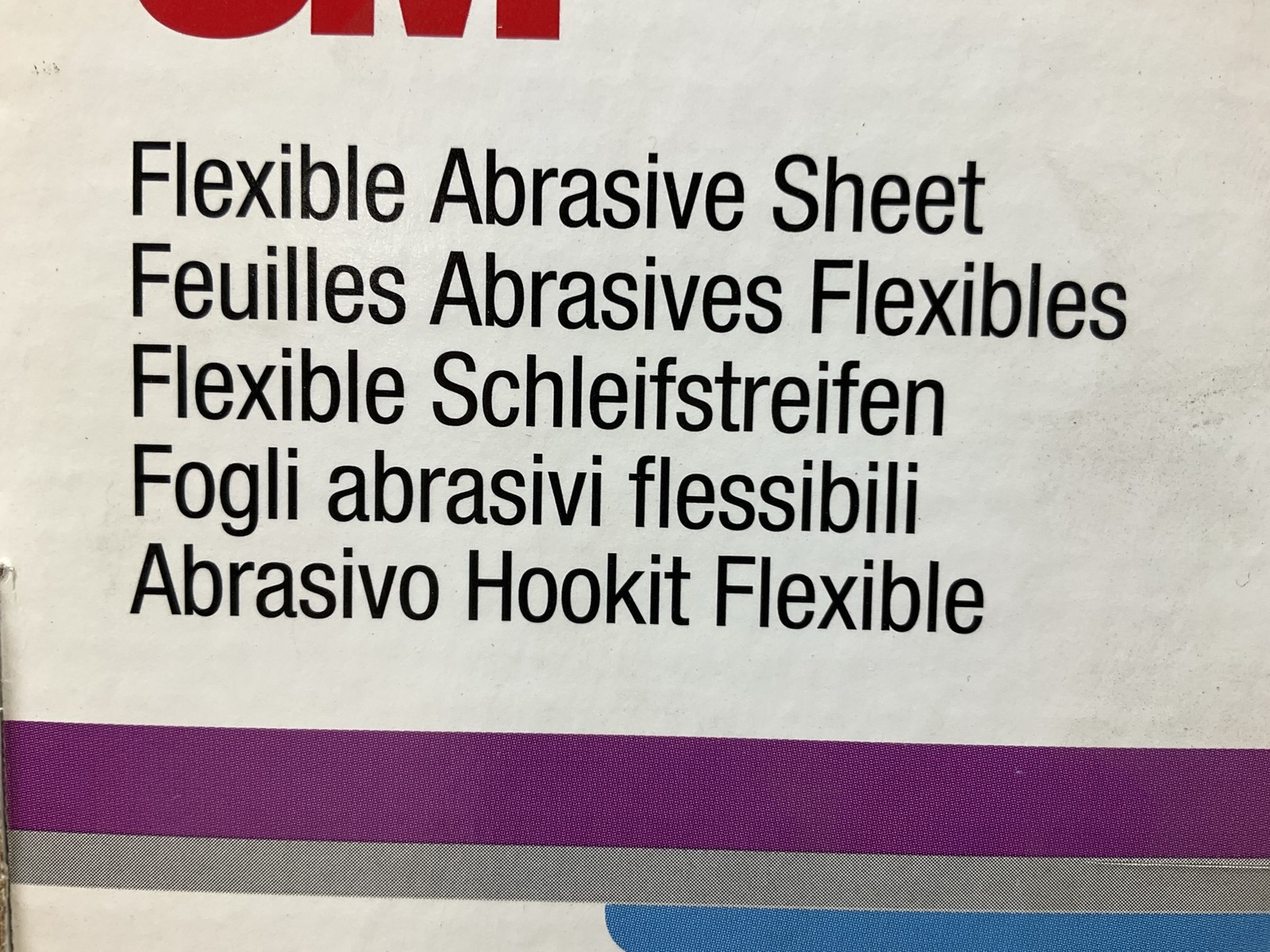 3M 34343 Hookit Flexible Abrasive Sandpaper Sheet, P1500, 5-1/2″x6-3/4″, 25/pack
