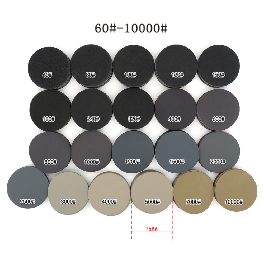 150mm 6″ Wet And Dry Sanding Discs Pads Sandpaper Hook & Loop 1500#-10000# Grit