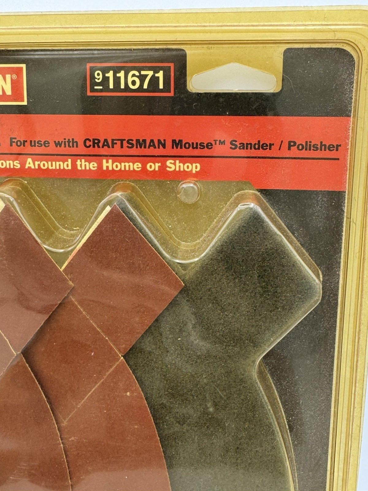 Set Of 2 NOS Sears Craftsman Sanding Polishing Kit For Craftsman Mouse Sanders