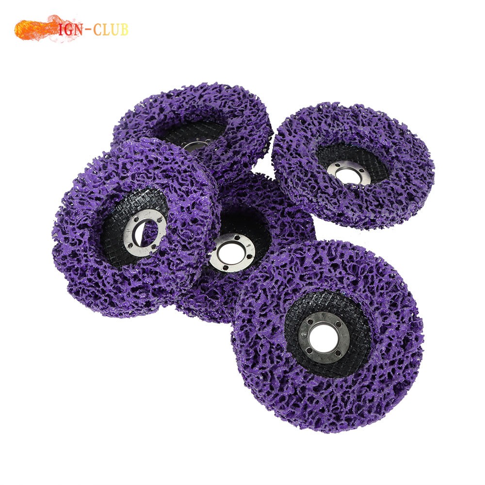 Strip Discs Stripping Wheel For Angle Grinders Purple 10 Pack 4″ x 5/8″ Wheel