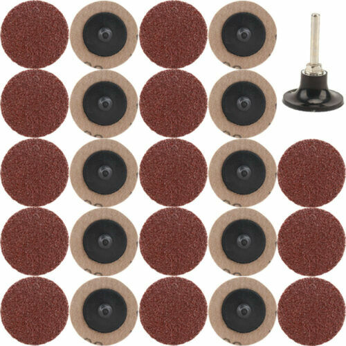 50mm 2″ Sanding Disc R-type Roll Lock Surface Grinding Discs with 1/4” Holder