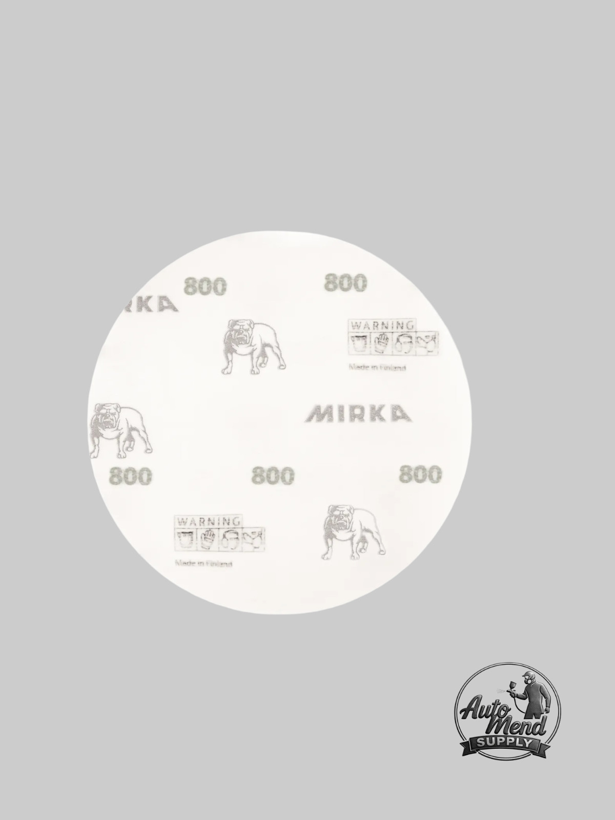 Mirka Gold 23-6NHF-800 6″ Grip P800 Film Sanding Discs 50/Box