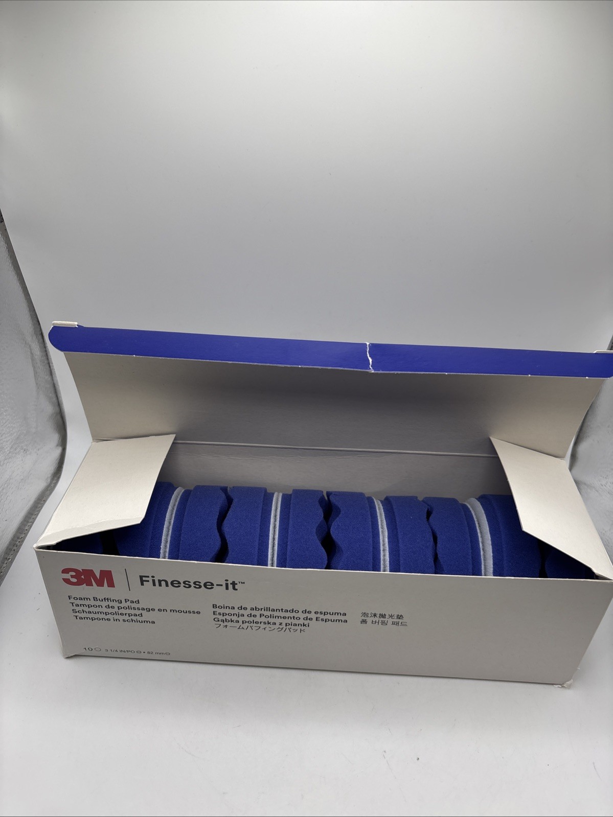 3M Finesse-It 39577 Blue Foam Buffing Pad 82mm 3.25” Pack of 10 Finishing Polish